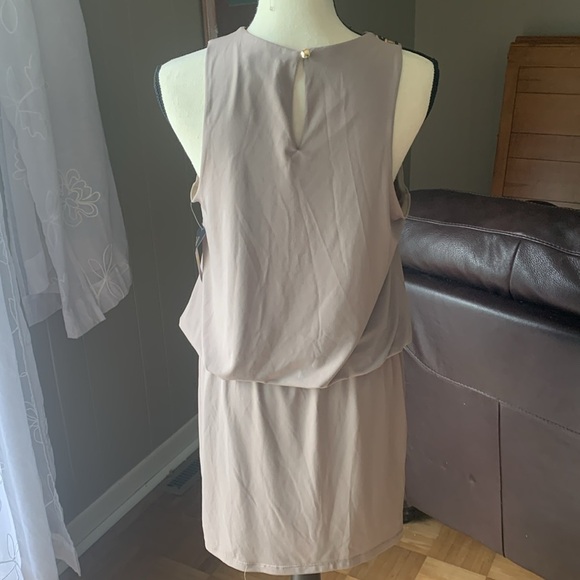 Thalia Sodi Antiqua Sleeveless Dress Size M NWT Knee Length Beaded Stretch - Picture 4 of 10